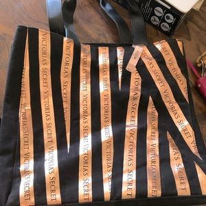 Victoria’s Secret brand new tote bag. Black and pink.